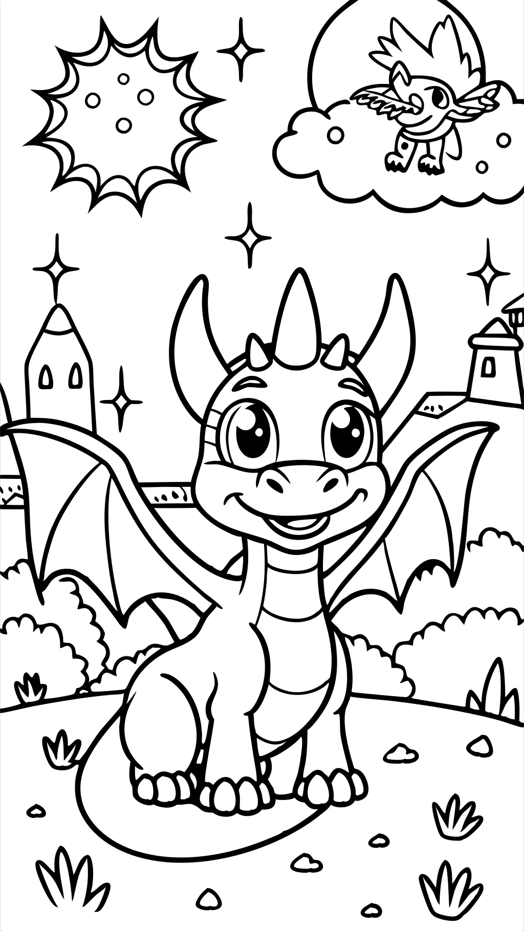 spyro coloring pages